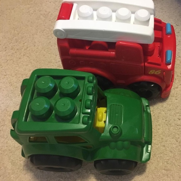 mega bloks Other - Mega Blok tractor & fire truck